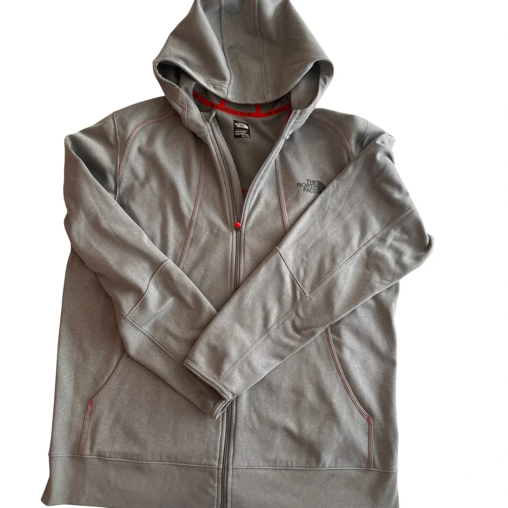 The‎ North Face Hoodie Mens XL Gray Mountain Athletics Full Zip Fleece Jacket